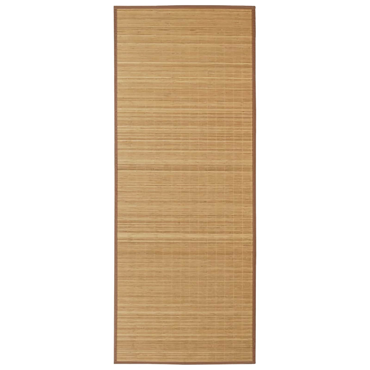 Vidaxl tapijt rechthoekig 120x180 cm bamboe bruin