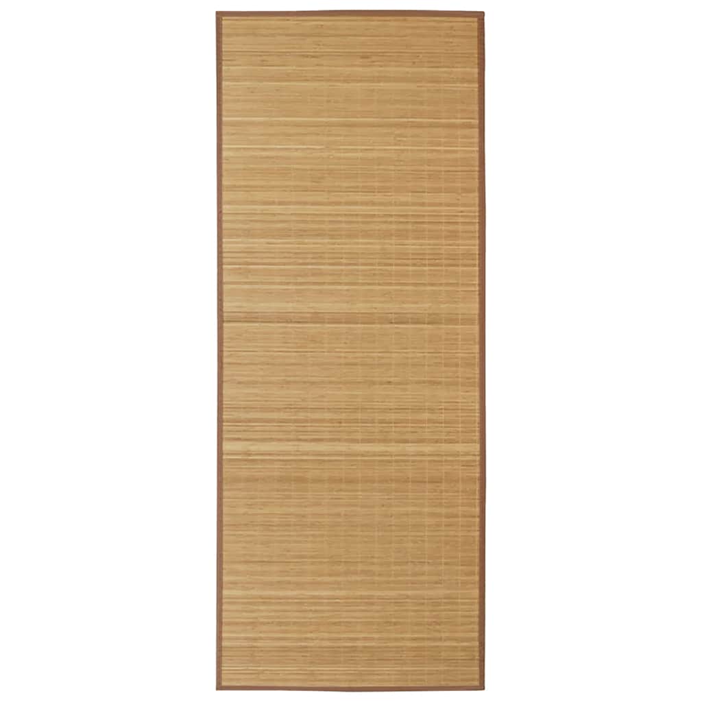 Vidaxl tapijt rechthoekig 150x200 cm bamboe bruin