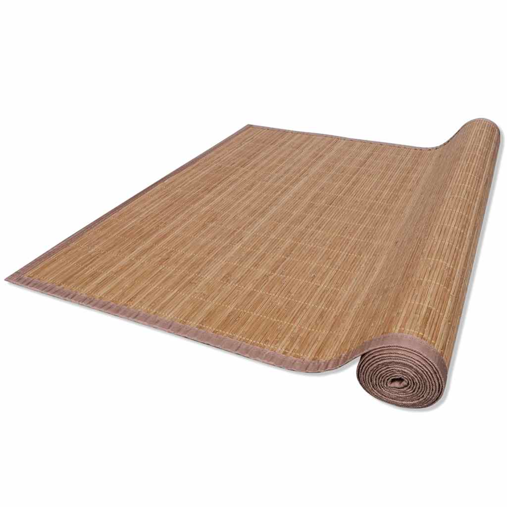 VidaXL Teppich rechteckig 150x200 cm Bambusbraun