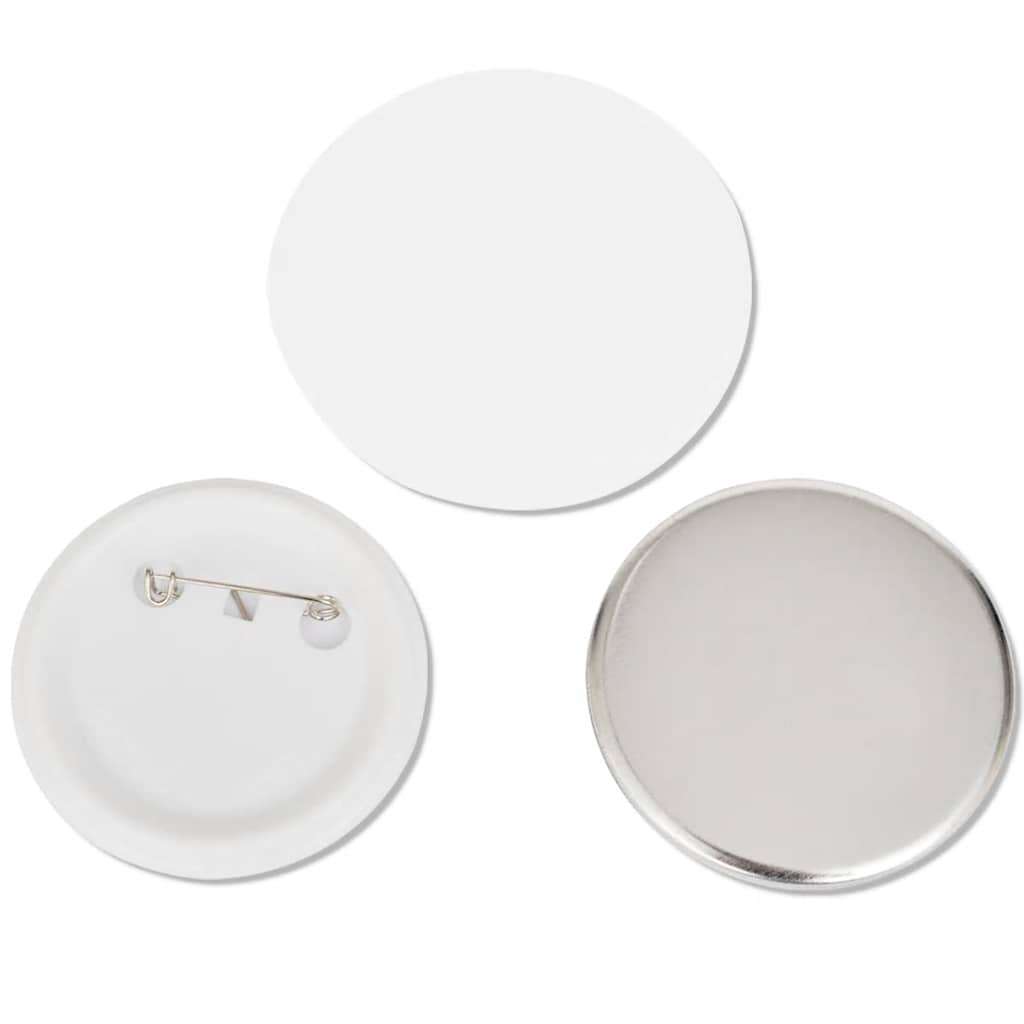 Vidaxl 500 st buttononderdelen 58 mm