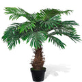 Künstliche Cycas-Palme von VidaXL mit Topf, 80 cm