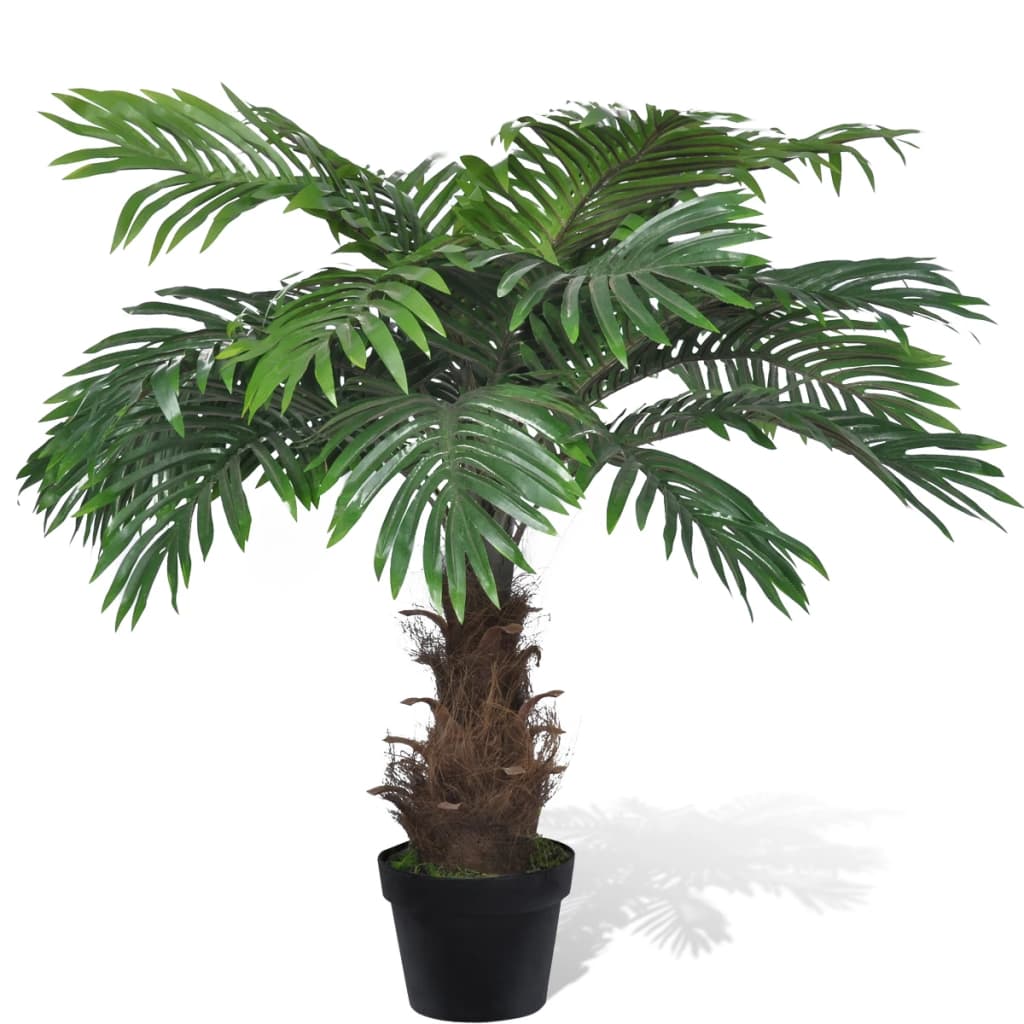 Künstliche Cycas-Palme von VidaXL mit Topf, 80 cm