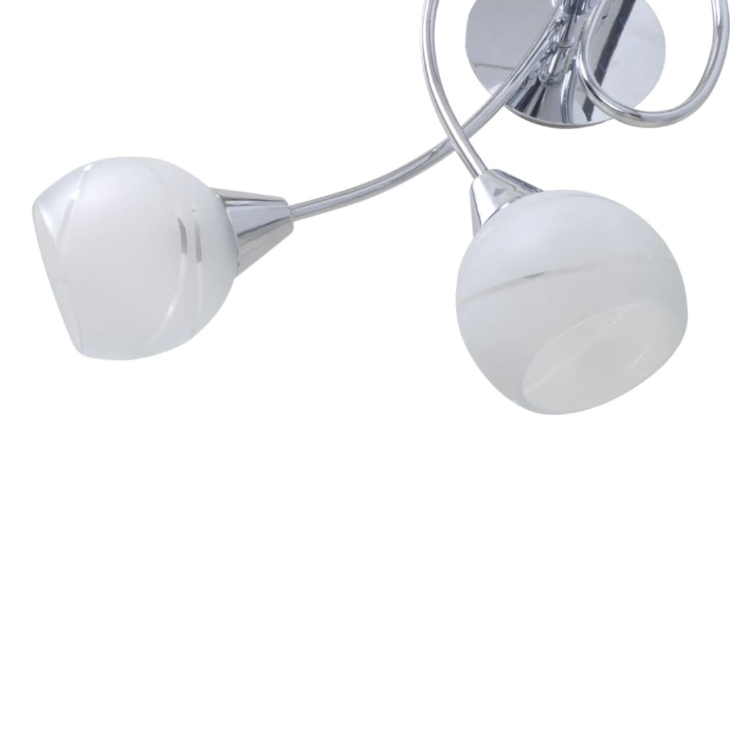 VidaXL Deckenleuchte mit Glasgehäuse für Lampen