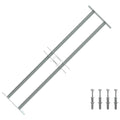 VidaXL Fenstersicherheit, verstellbar mit 2 Querstangen, 700–1050 mm