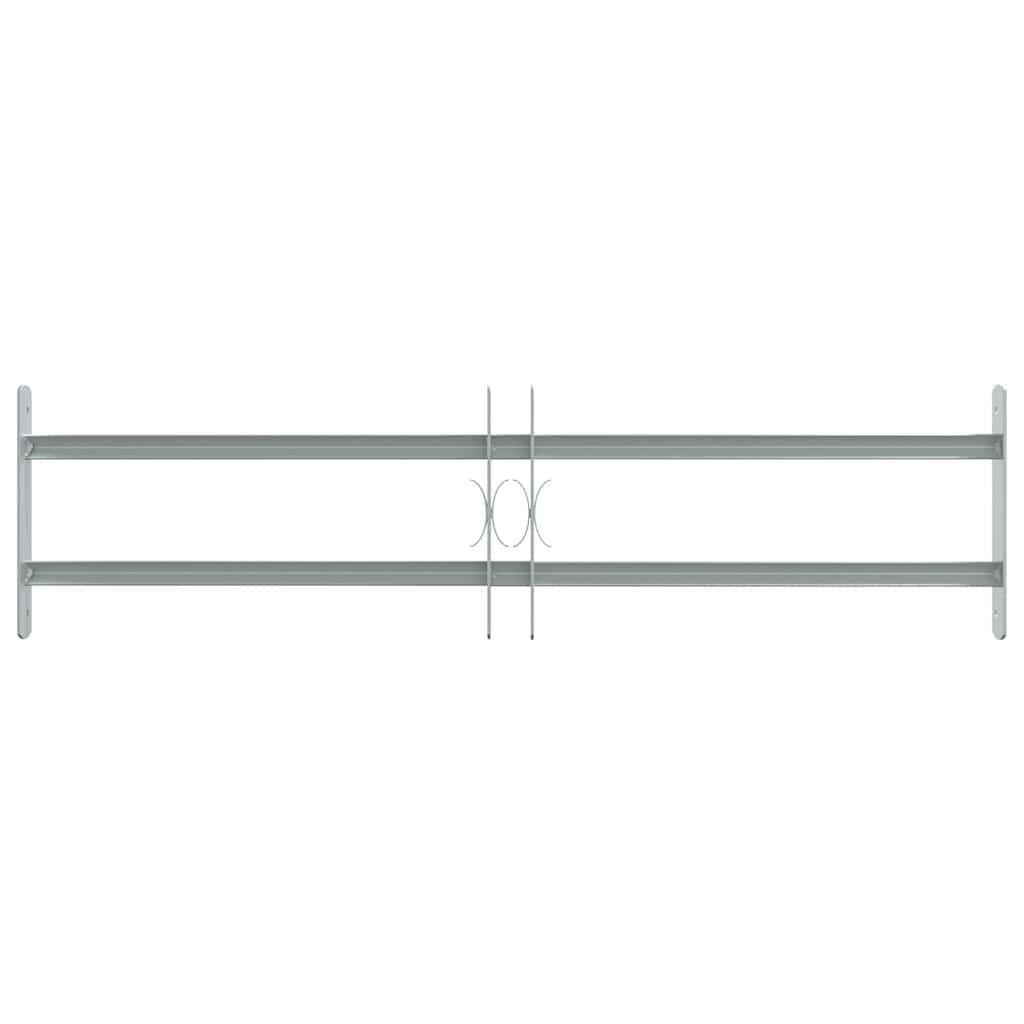 VidaXL Fenstersicherheit, verstellbar mit 2 Querstangen, 700–1050 mm