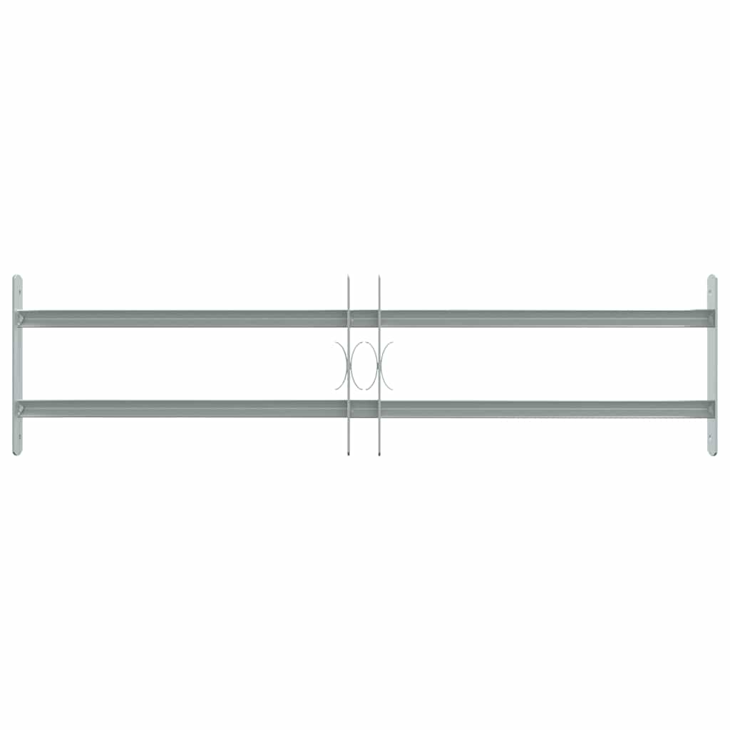 VidaXL Fenstersicherheit, verstellbar mit 2 Querstangen, 700–1050 mm