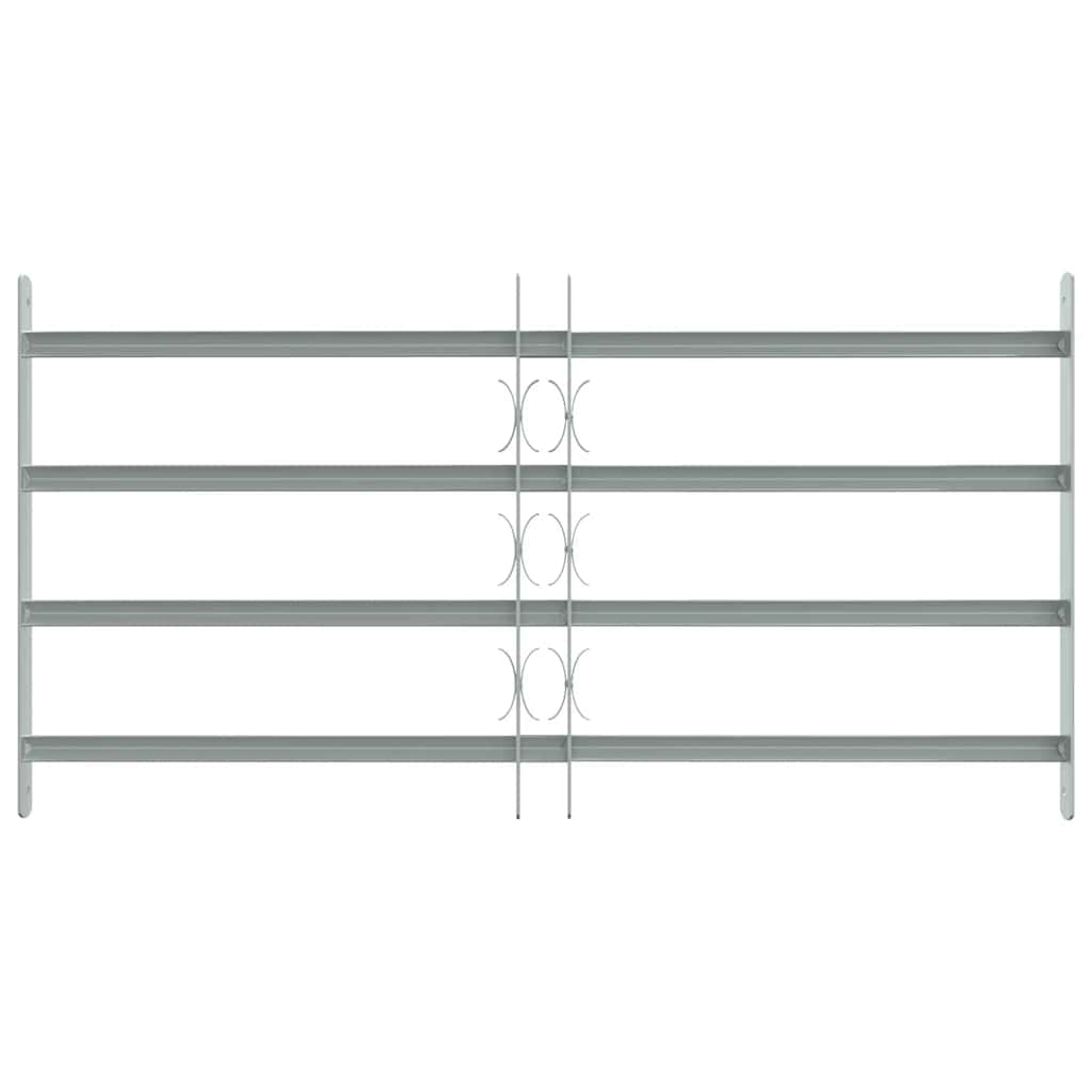 VIDAXL Fensterschutz mit 4 Querstangen, 700–1050 mm verstellbar