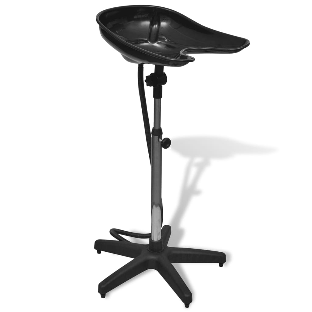 VidaXL Salon Waschbecken schwarz