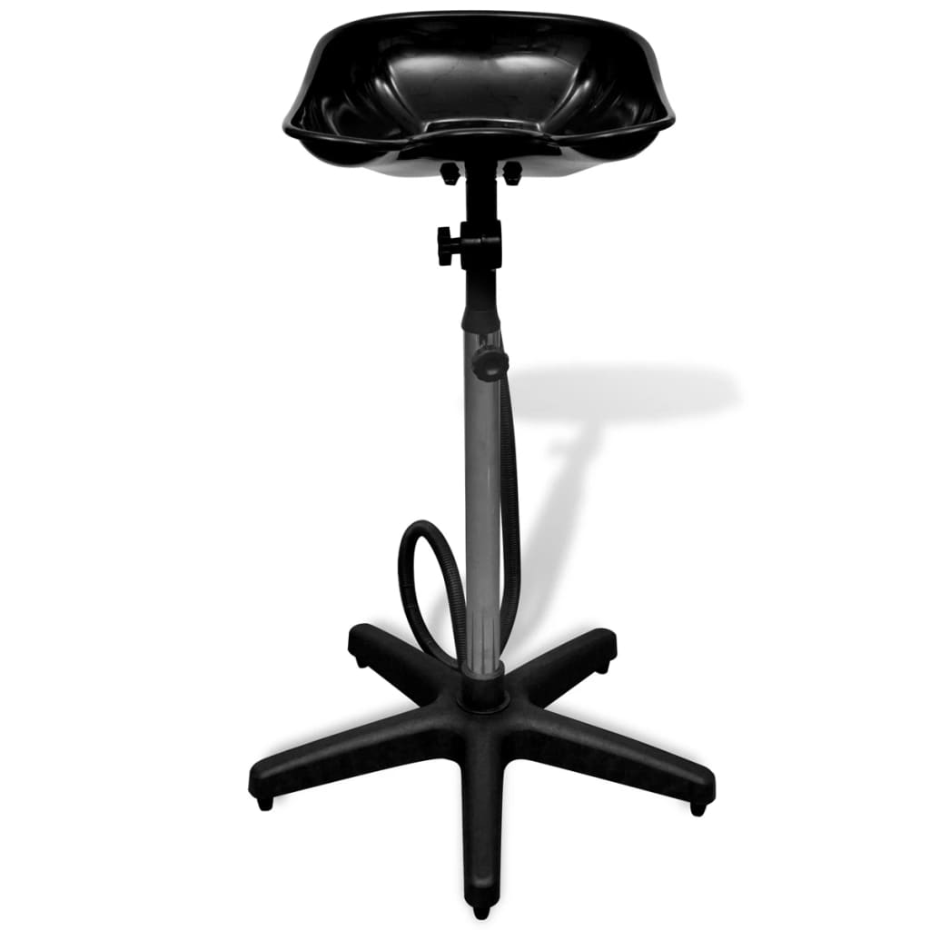 VidaXL Salon Waschbecken schwarz