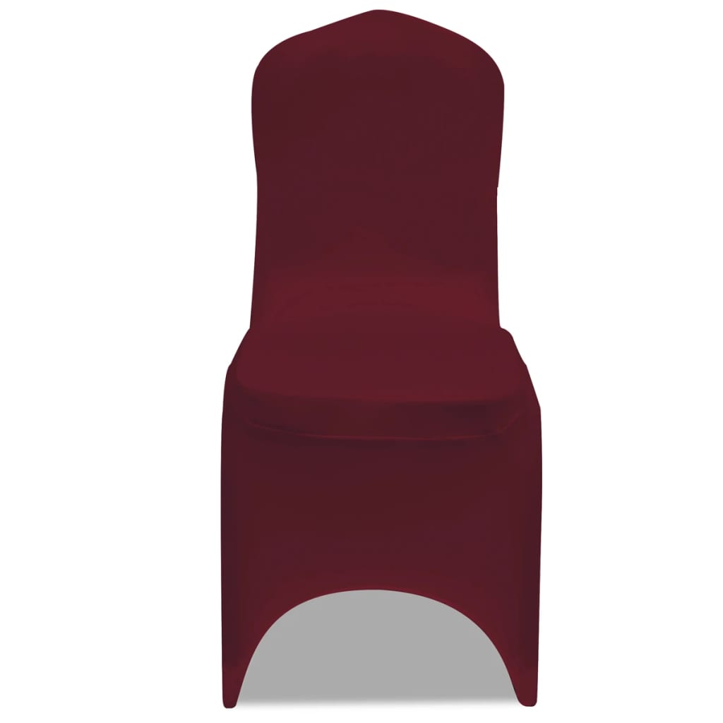 VIDAXL - Abdeckung für Stühle 50 Stück (Weinrot)