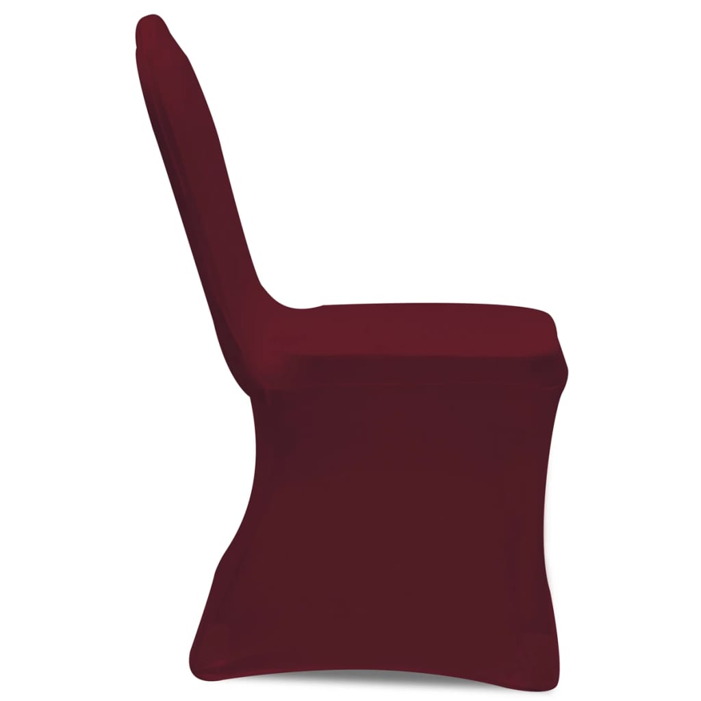 VIDAXL - Abdeckung für Stühle 50 Stück (Weinrot)
