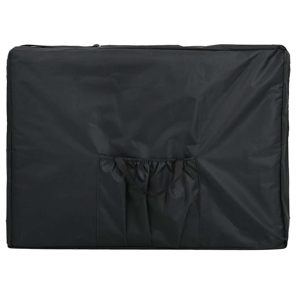 VIDAXL -Massagetisch mit Aluminiumrahmen und -bezügen (vierteilig, cremeweiß)