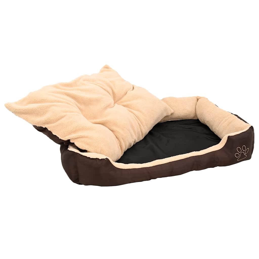 VidaXL Hundebett mit gepolstertem Kissen l