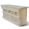VidaXL Nistkasten für Haussperlinge 44 x 15,5 x 21,5 cm