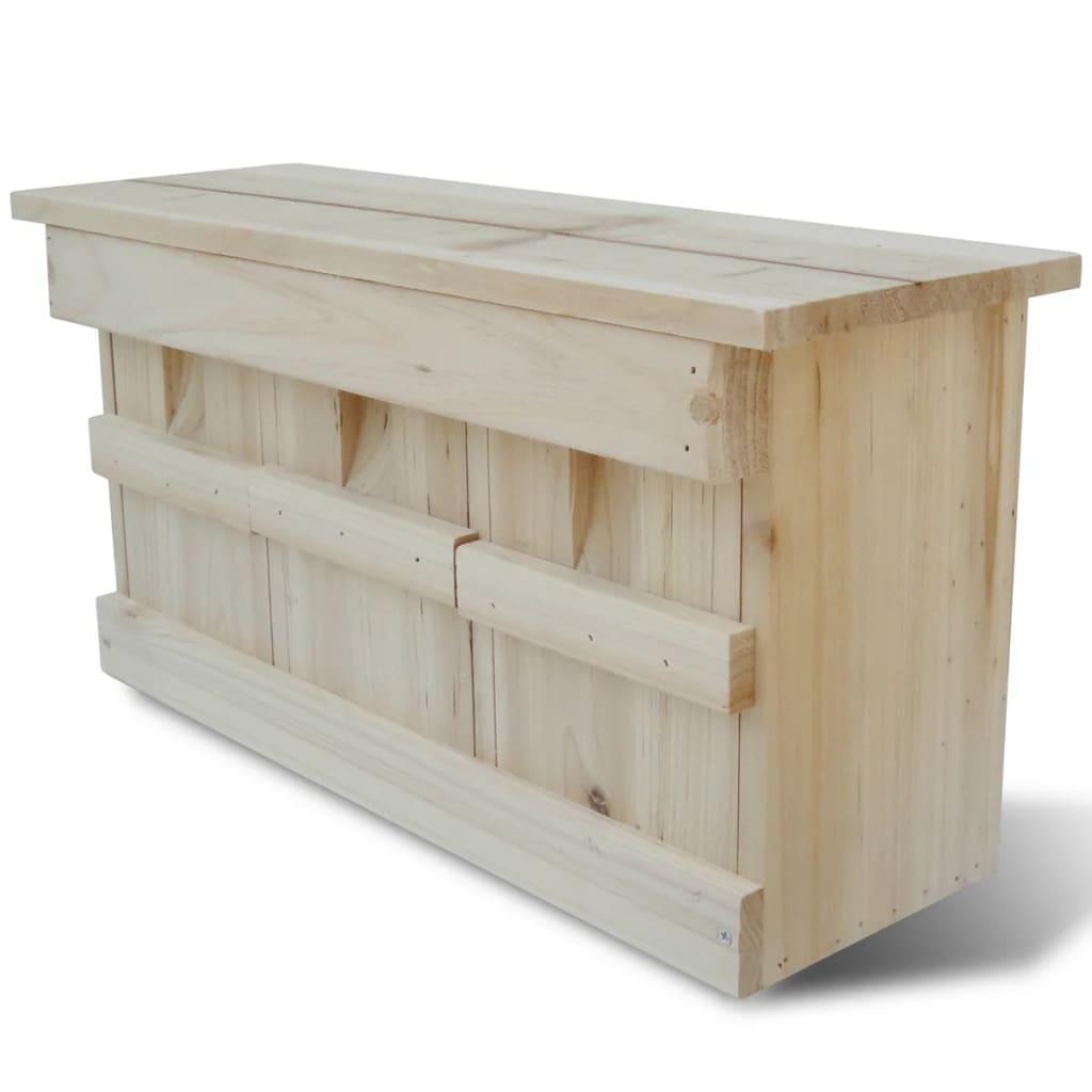 VidaXL Nistkasten für Haussperlinge 44 x 15,5 x 21,5 cm