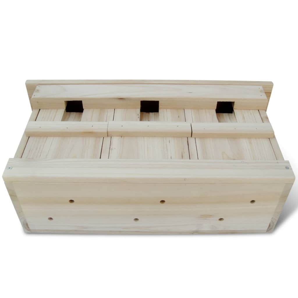 VidaXL Nistkasten für Haussperlinge 44 x 15,5 x 21,5 cm