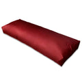 Vidaxl rugkussen gestoffeerd 120x40x10 cm wijnrood