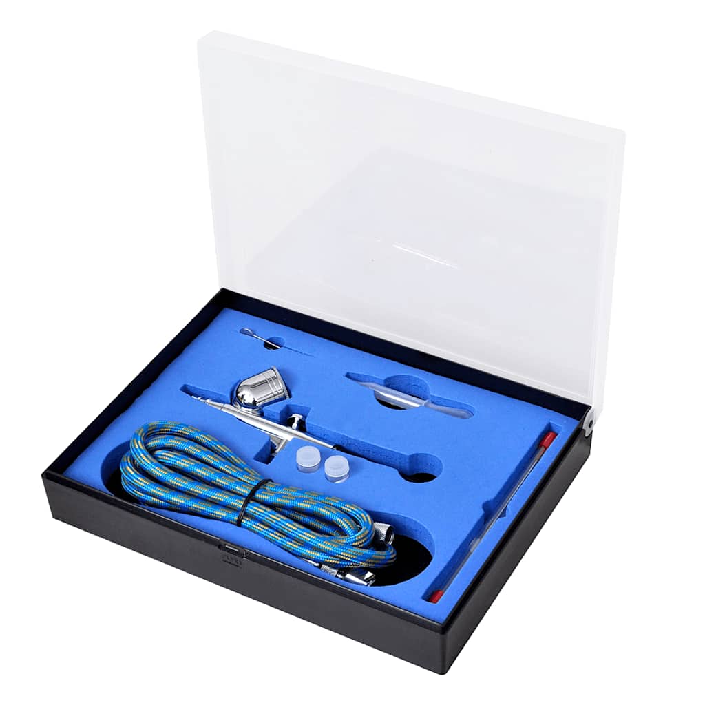 Vidaxl airbrush set 0,2 0,3 0,5 mm mondstukken