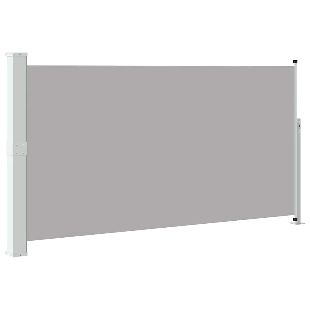 Vidaxl tuinscherm uittrekbaar 160x300 cm grijs