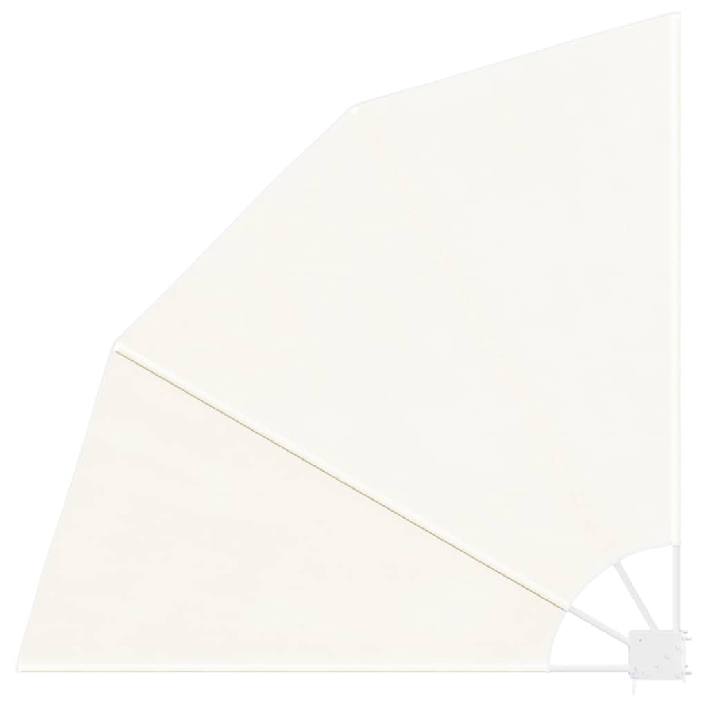 Vidaxl balkonscherm inklapbaar 140x140 cm crème