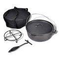 Vidaxl braadpan 5,6 l inclusief accessoires