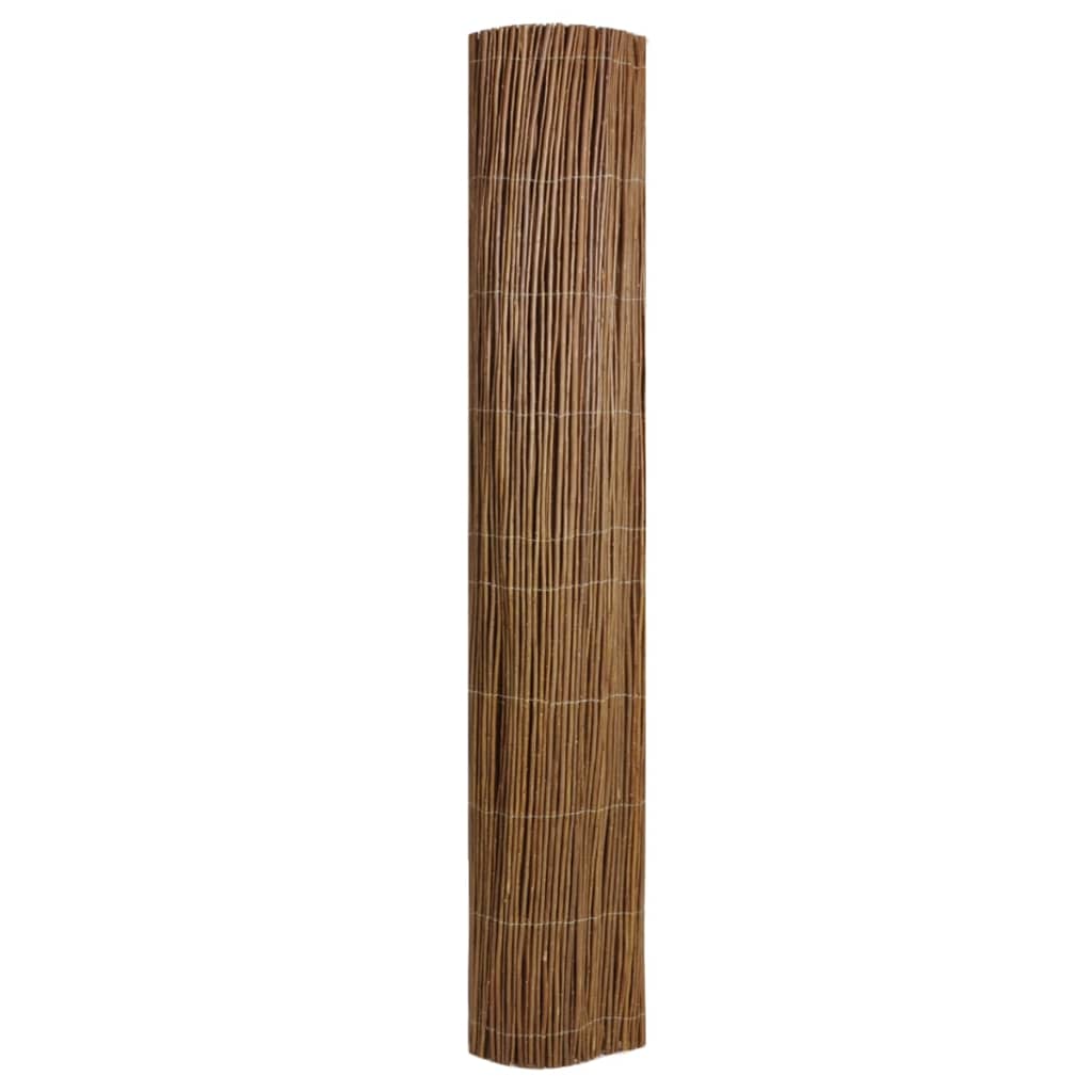 VidaXL Sichtschutzwand 300x100 cm Weidenholz
