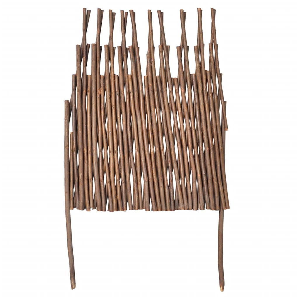 VidaXL Gartenspalier, 5-teilig, Weidenholz