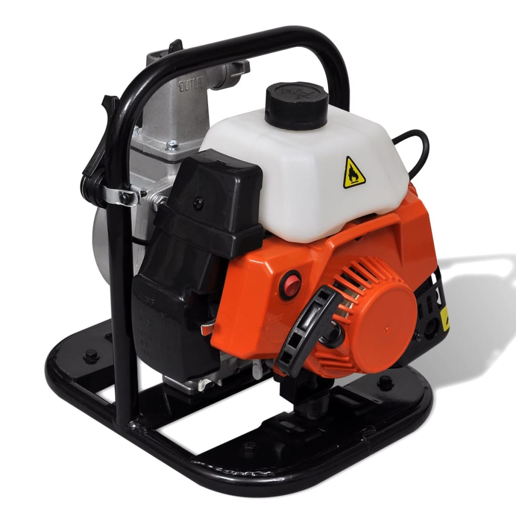 Vidaxxl Wasserpumpe Benzin 2-Steuern 1,2 kW 0,95 l