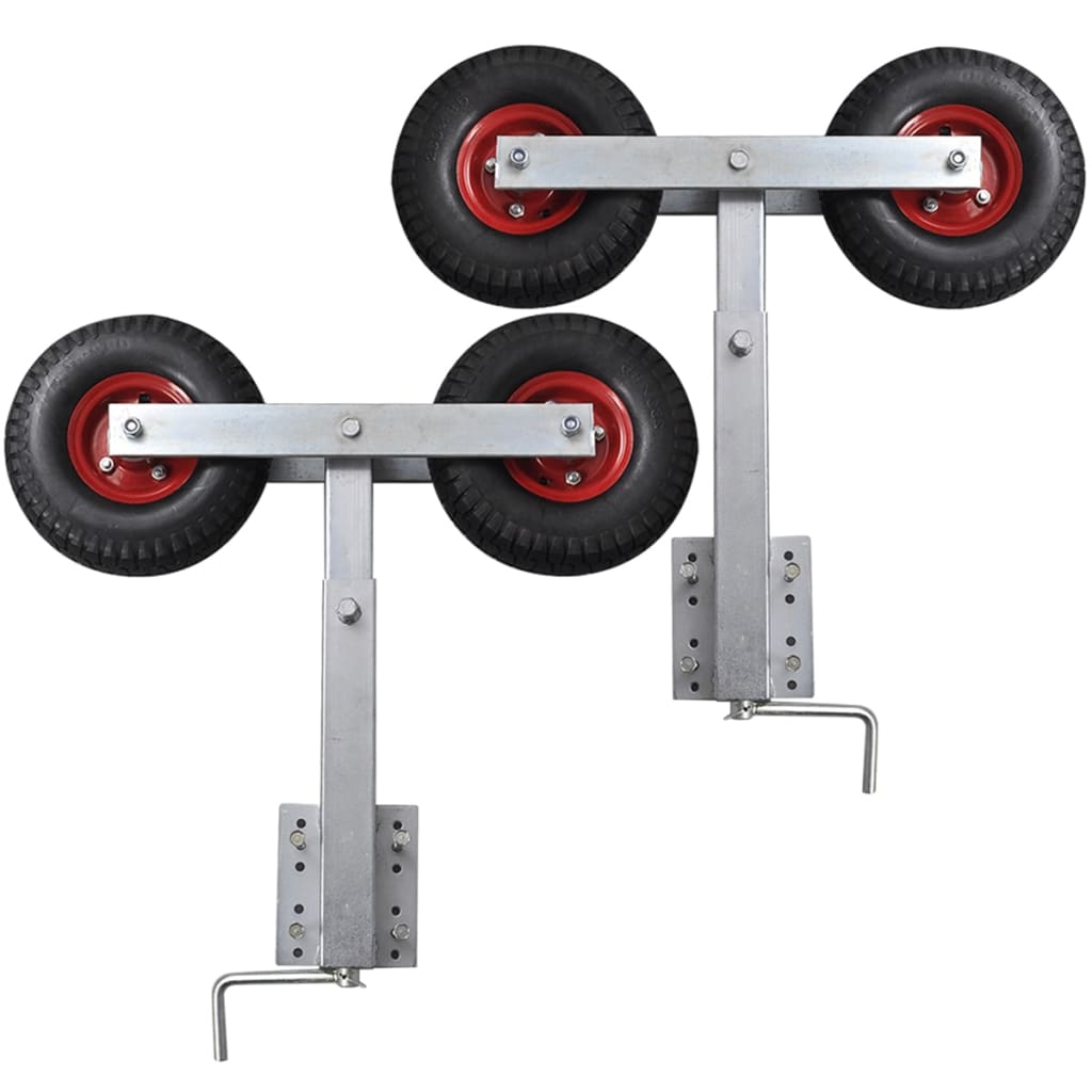 VIDAXL 2-teilige Bögen für Stiefelaufhänger 59-84 cm