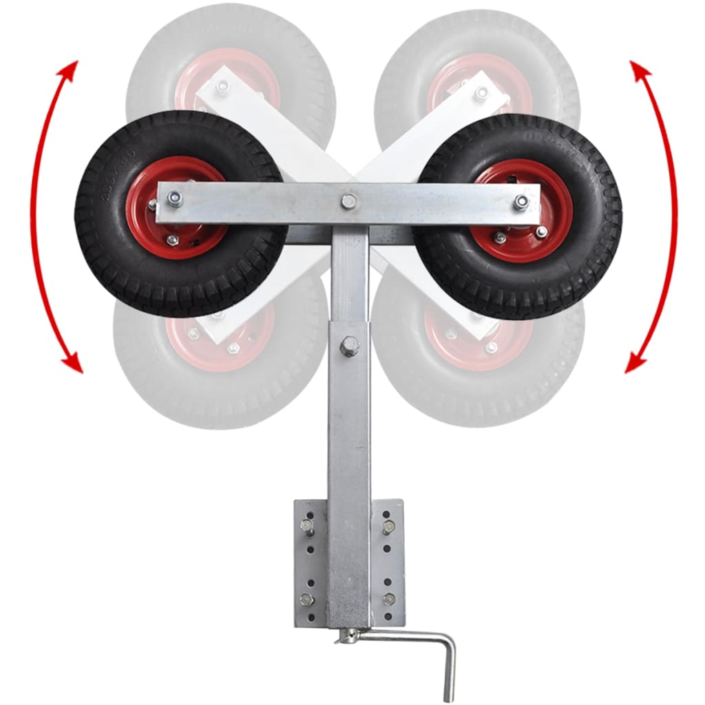 VIDAXL 2-teilige Bögen für Stiefelaufhänger 59-84 cm