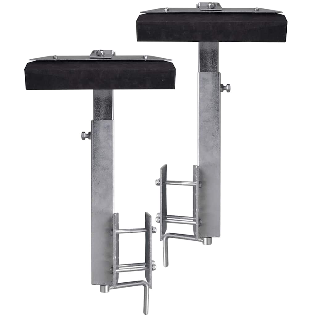 Vidaxl stalen frame ondersteuning voor de boot aanhanger (set van 2)