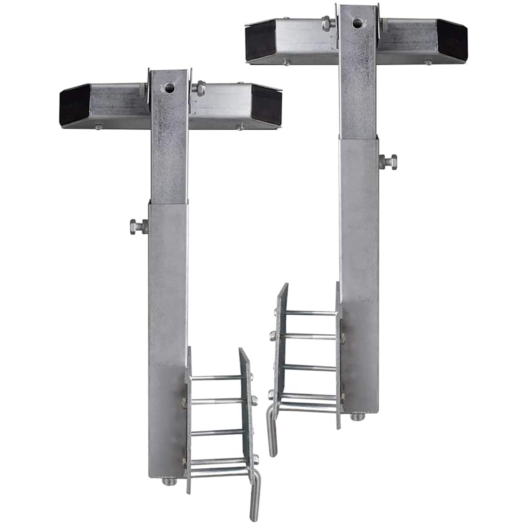 Vidaxl stalen frame ondersteuning voor de boot aanhanger (set van 2)