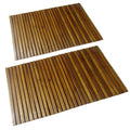 Vidaxl badmat acaciahout 80 x 50 cm 2 stuks