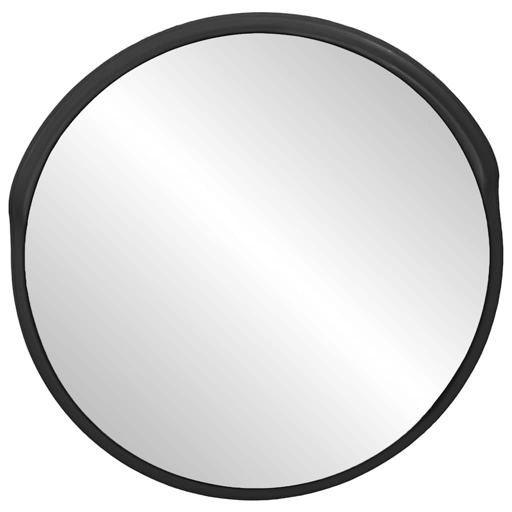 Vidaxl verkeersspiegel voor buiten 30 cm pc-kunststof zwart