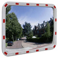 Vidaxl verkeersspiegel rechthoekig met reflectors 60x80 cm