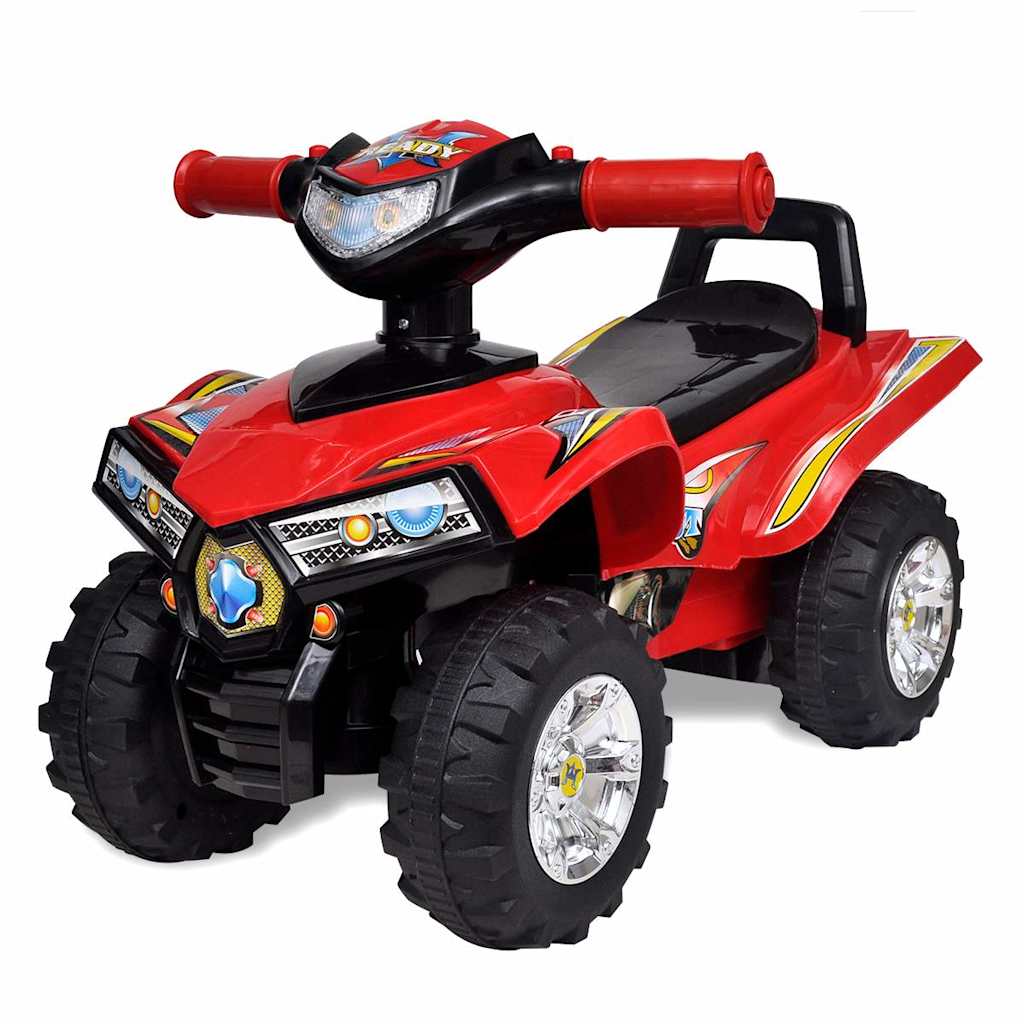 VidaXL Walking Quad mit Licht und Ton, Rot