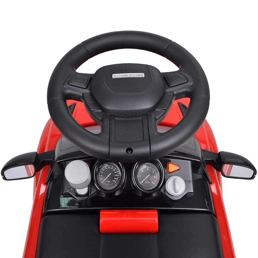 VidaXL Land Rover 348 Kinderauto mit Musik, Rot