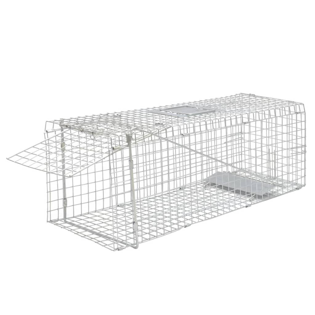 VidaXL Tierfreundliche Falle 80 cm verzinkt