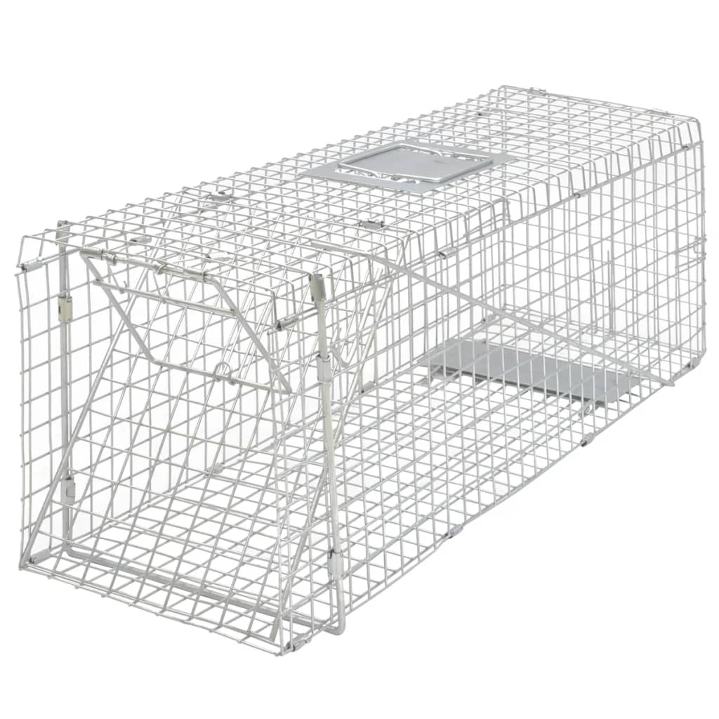 VidaXL Tierfreundliche Falle 80 cm verzinkt