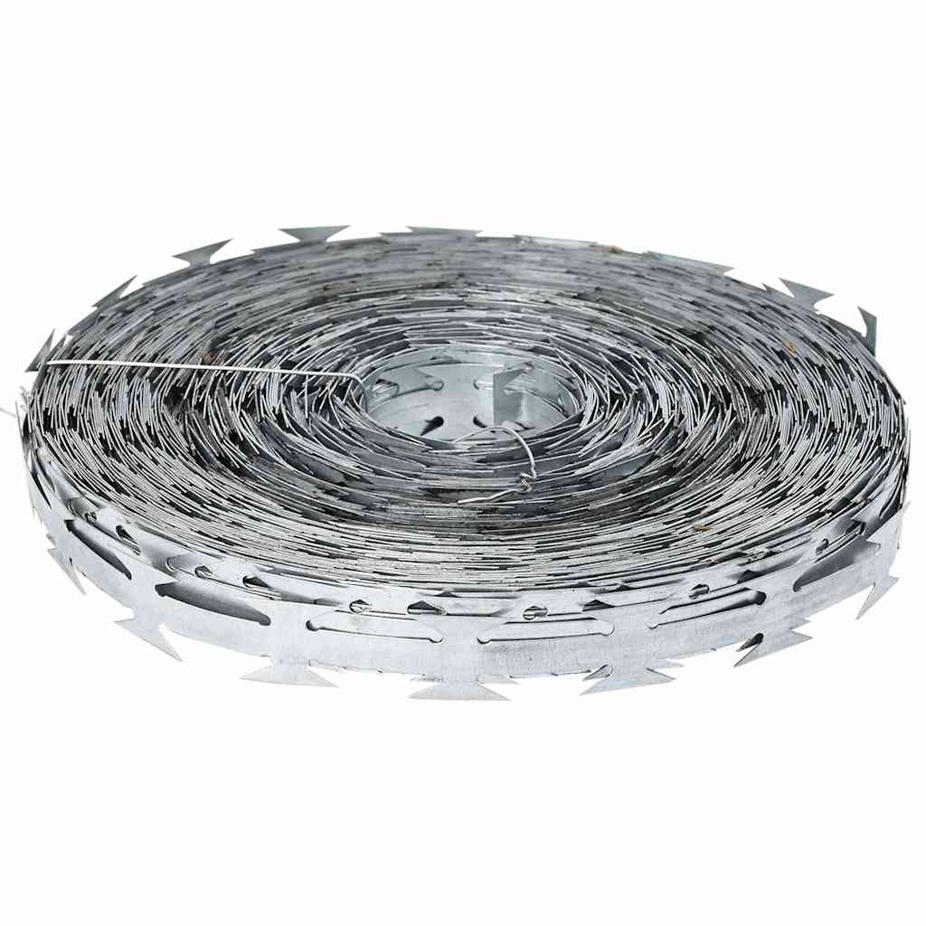 VidaXL Stacheldraht BTO-22 100 m Stahl