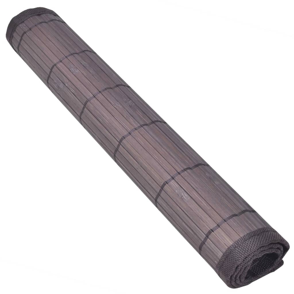 VidaXL 6 Bambus-Tischsets 30 x 45 cm dunkelbraun