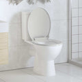 Vidaxl toiletbril soft-close ovaal wit
