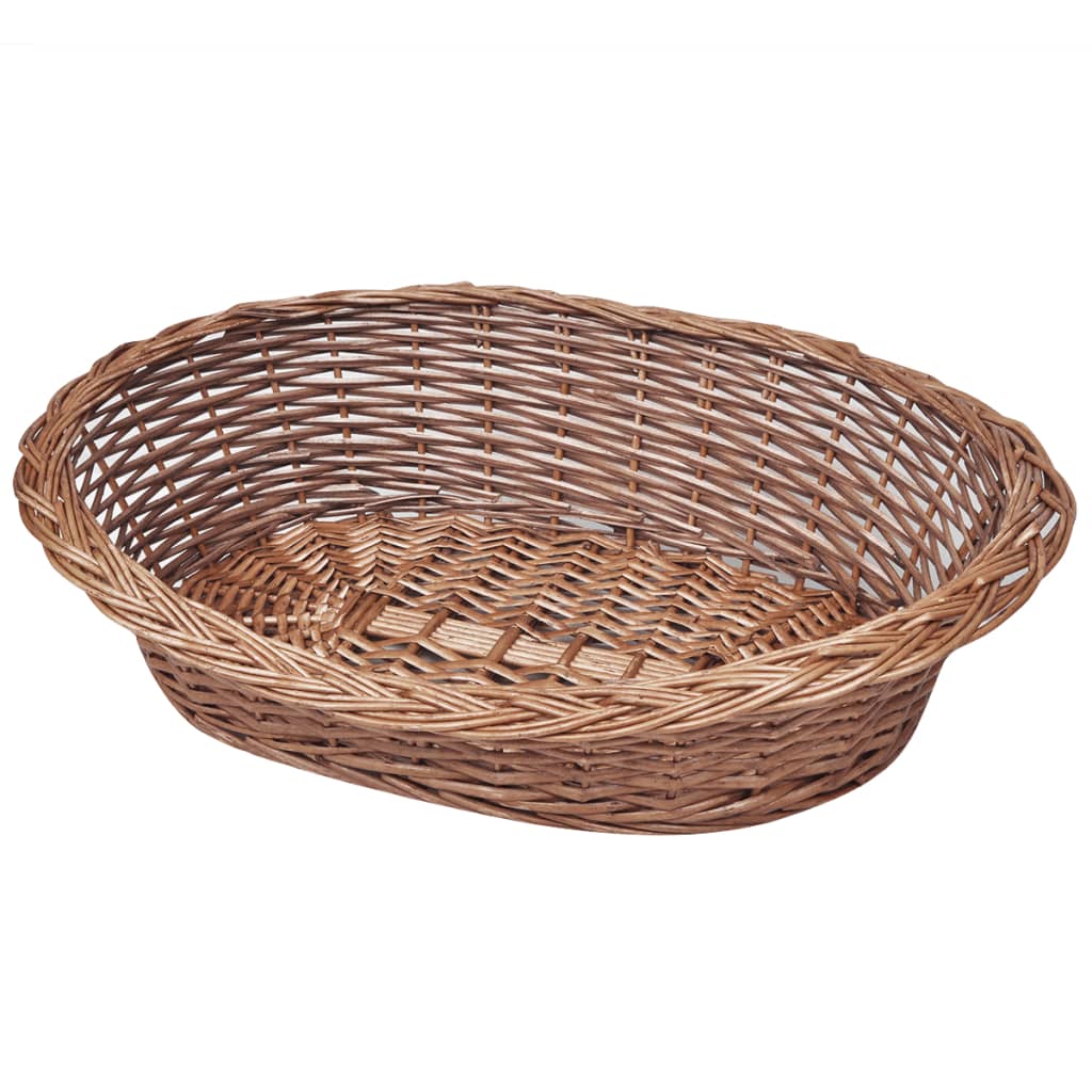 VidaXL Hundekorb/Haustierbett 50 cm Naturweide
