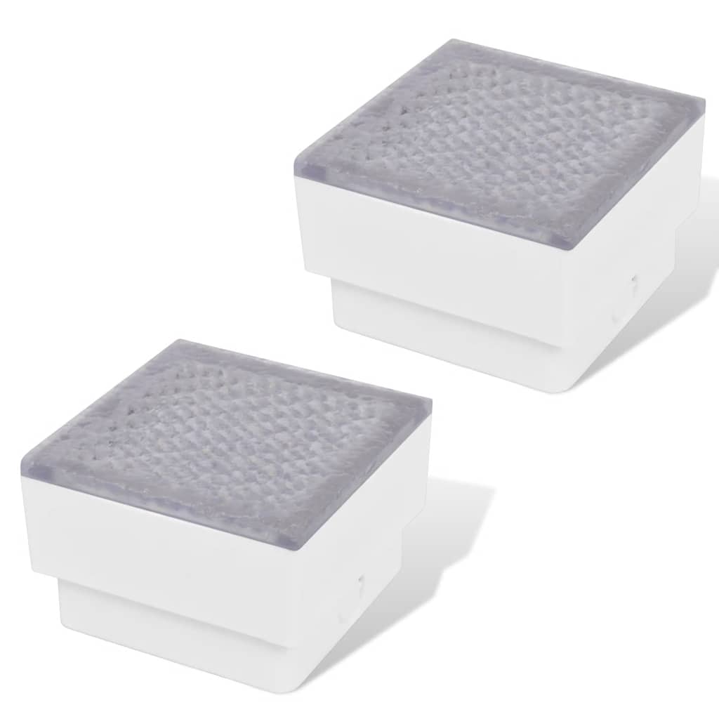 VidaXL 2x LED-Einbauleuchte 100x100x68 mm