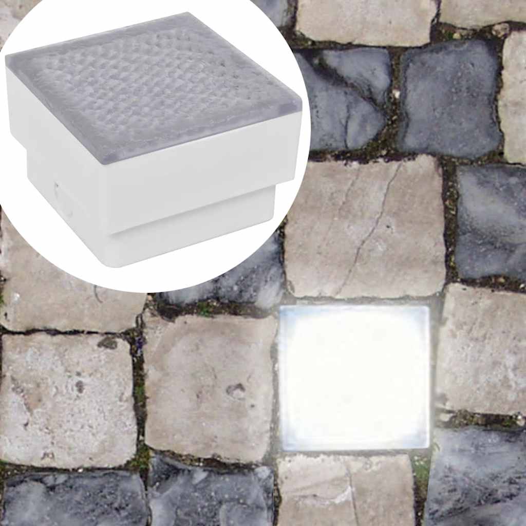 VidaXL 2x LED-Einbauleuchte 100x100x68 mm