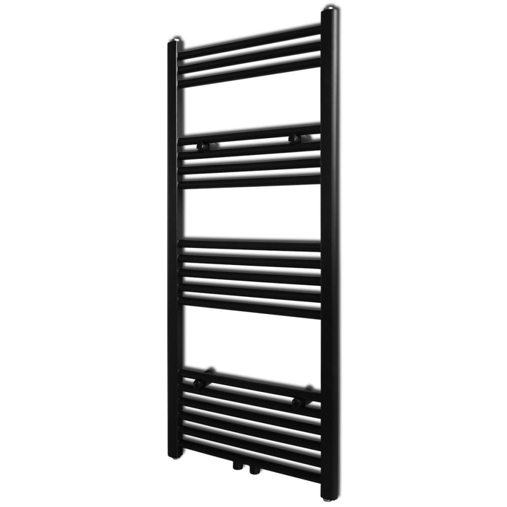 Vidaxx Kühlerhandtuchregal gerade 500x1160 mm schwarz