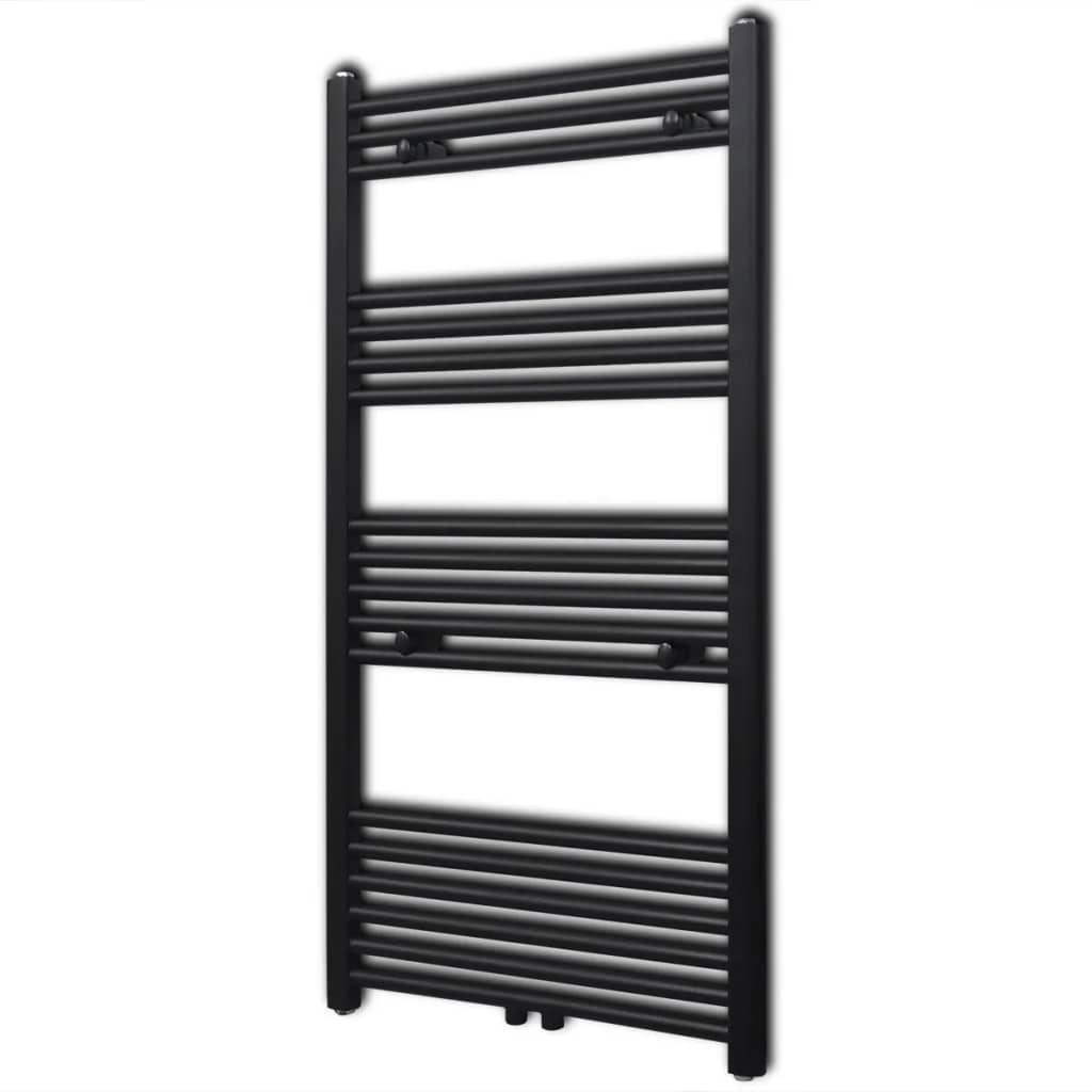 Vidaxx Kühlerhandtuchregal gerade 600x1160 mm schwarz