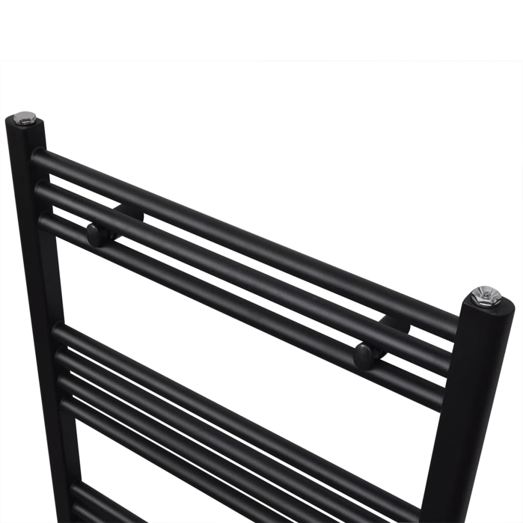Vidaxx Kühlerhandtuchregal gerade 600x1160 mm schwarz
