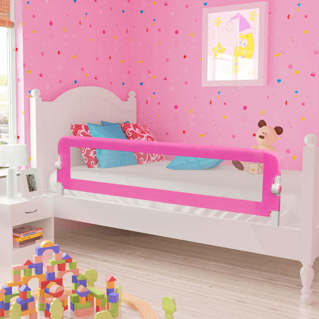 VidaXL Kleinkind-Bettgitter 150x42 cm Rosa