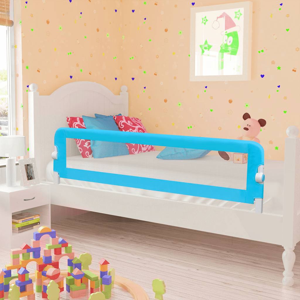 Vidaxl bedhekje peuter 150x42 cm blauw